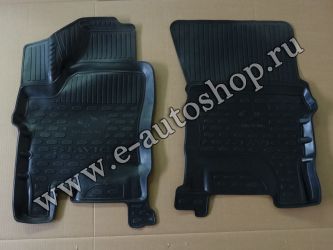 Комплект ковриков салона SsangYong Stavic Черные на 2 ряда